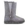 Picture of Gray ankle boot with sole and rhinestones