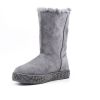 Picture of Gray ankle boot with sole and rhinestones