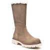 Picture of Boot in a mix of materials for fall and winter