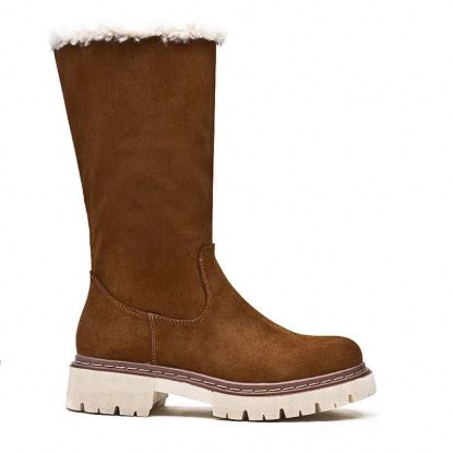 Picture of Boot in a mix of materials for fall and winter