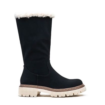 Picture of Boot in a mix of materials for fall and winter