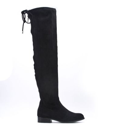 Picture of Boot in a mix of materials for fall and winter