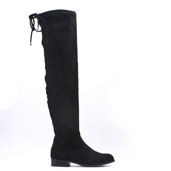 Picture of Boot in a mix of materials for fall and winter