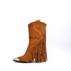 Picture of Ankle boot in a mix of materials