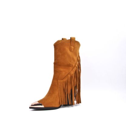 Picture of Ankle boot in a mix of materials