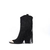 Picture of Ankle boot in a mix of materials