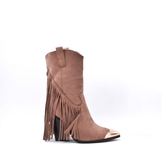 Picture of Ankle boot in a mix of materials