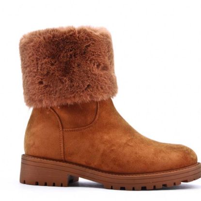 Picture of Faux leather ankle boot