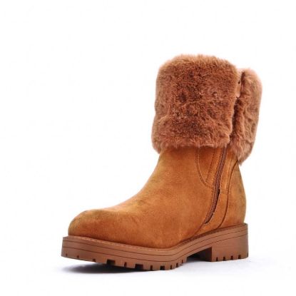 Picture of Faux leather ankle boot
