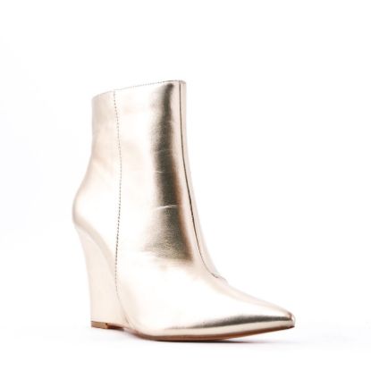 Picture of Faux leather ankle boot