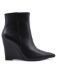 Faux leather ankle boot の画像