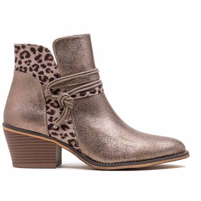 Picture of Faux leather ankle boot