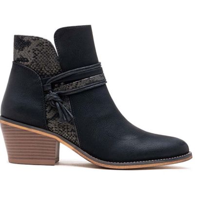 Picture of Faux leather ankle boot