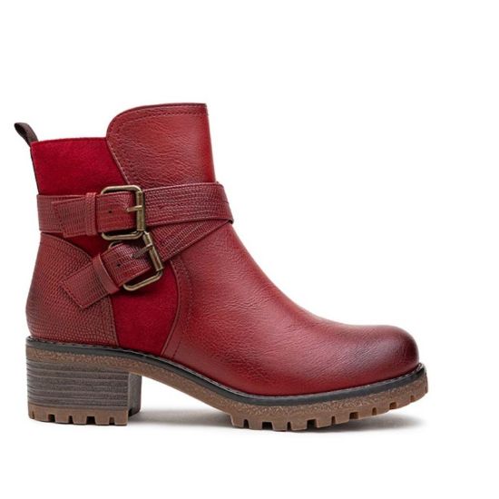 Picture of Faux leather ankle boot