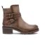Faux leather ankle boot の画像
