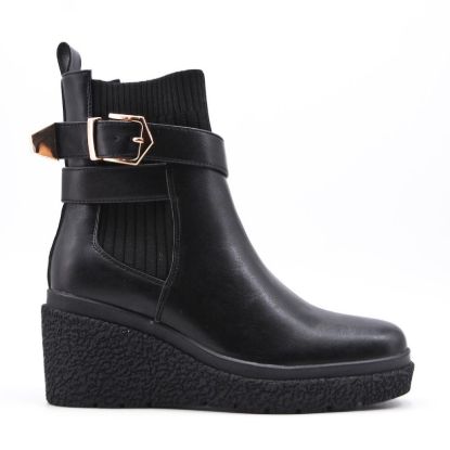 Picture of Faux leather ankle boot