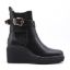 Faux leather ankle boot の画像