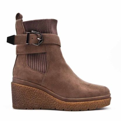 Picture of Faux leather ankle boot