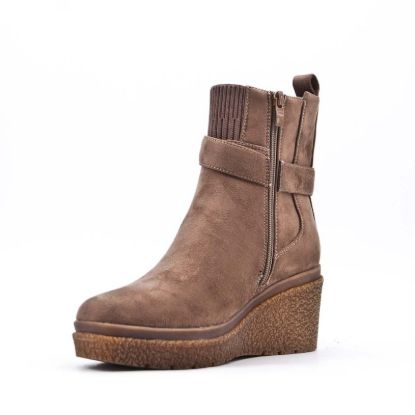 Picture of Faux leather ankle boot