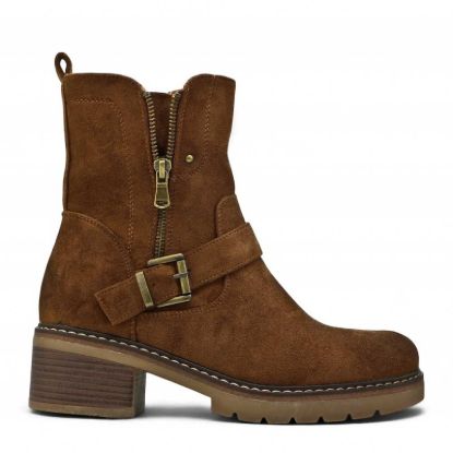Picture of Ankle boot in a mix of materials