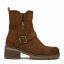 Ankle boot in a mix of materials의 그림