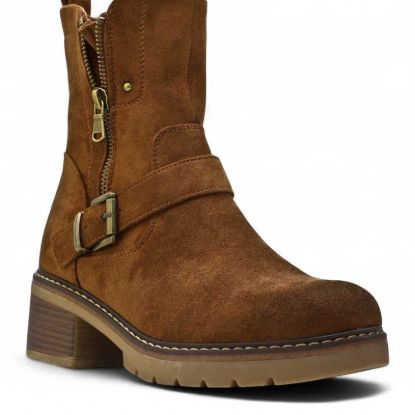 Picture of Ankle boot in a mix of materials