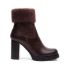 Bild på Faux leather boot with fur