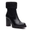 Picture of Faux leather boot with fur