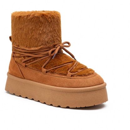 Picture of Ankle boot in a mix of materials
