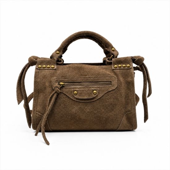 Picture of OLAYA SUEDE LEATHER HANDBAG