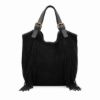 Picture of Suede tote bag with fringes