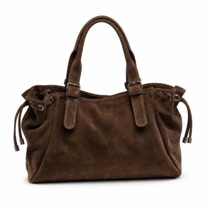 Picture of Suede leather handbag