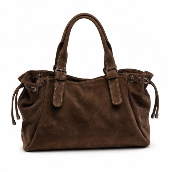 Picture of Suede leather handbag