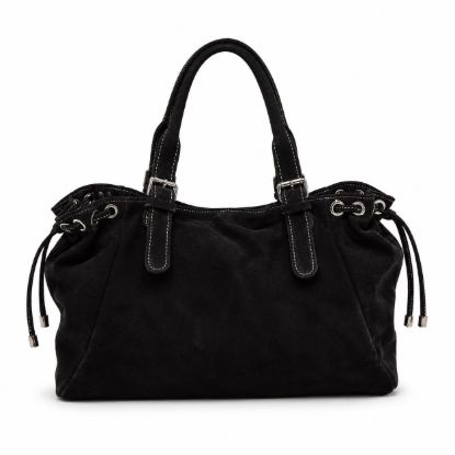 Picture of Suede leather handbag