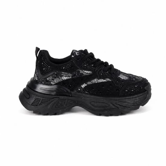 Picture of Sneakers with thick sole and rhinestones