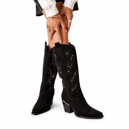 Picture of Suedine western boot