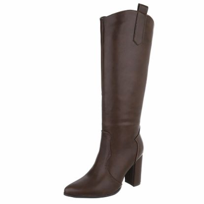 Imagem de Botas de Salto Alto Femininas - Castanho