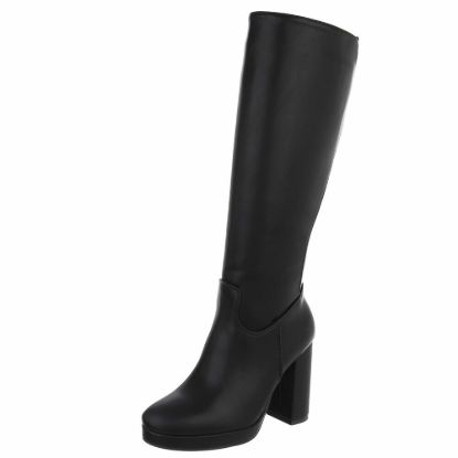 Imagem de Botas de Salto Alto Femininas - Black