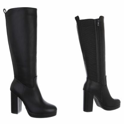 Imagem de Botas de Salto Alto Femininas - Black
