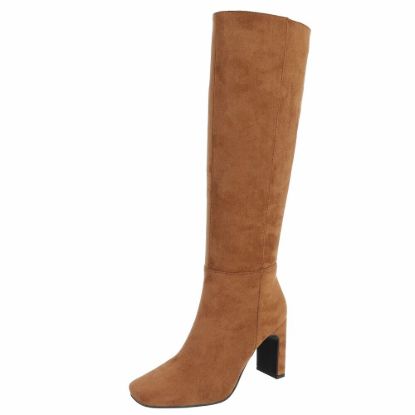 Imagem de Botas de Salto Alto Femininas - Camel