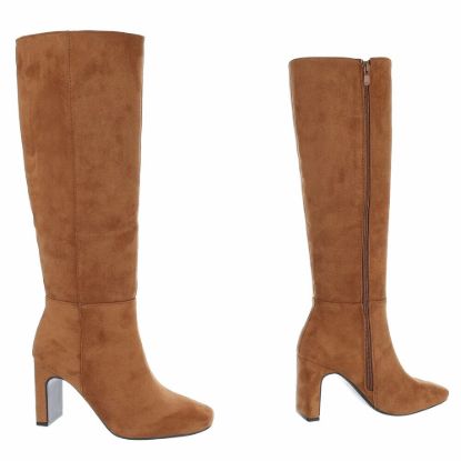 Imagem de Botas de Salto Alto Femininas - Camel