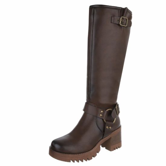 Imagem de Botas de Salto Alto Femininas - Castanho