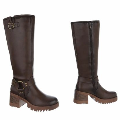 Imagem de Botas de Salto Alto Femininas - Castanho