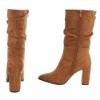 Imagem de Botas de Salto Alto Femininas - Camel