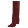 Imagem de Botas de Salto Alto Femininas - Burgundy