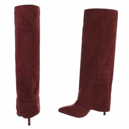 Imagem de Botas de Salto Alto Femininas - Burgundy