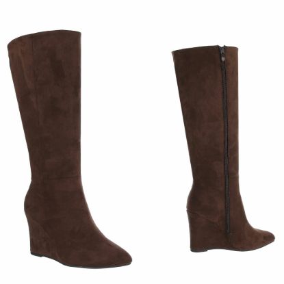Imagem de Botas de Salto Alto Femininas - Castanho