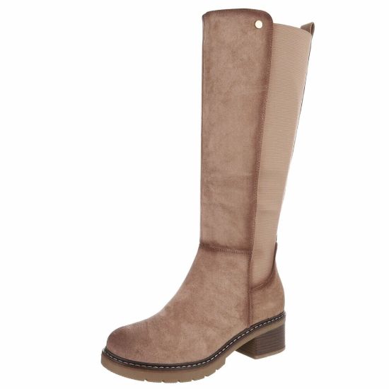 Imagem de Botas de Salto Alto Femininas - Kaki