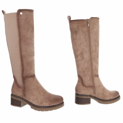 Imagem de Botas de Salto Alto Femininas - Kaki