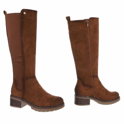 Imagem de Botas de Salto Alto Femininas - Castanho